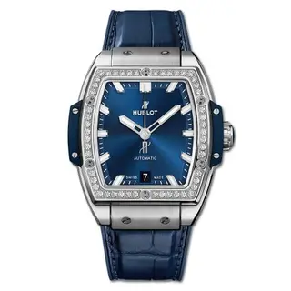 Hublot Spirit of Big Bang 39 Titanium / Diamonds / Blue