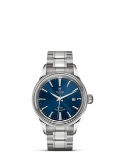 Tudor Style 28 Stainless Steel / Blue / Bracelet