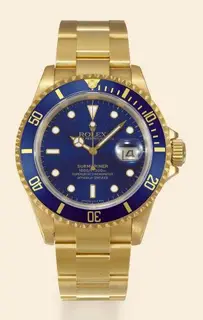 Rolex Submariner 16618 Blue Tritium