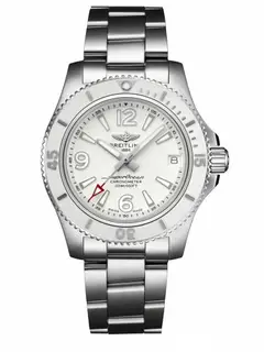 Breitling Superocean 36 Stainless Steel / White / Bracelet