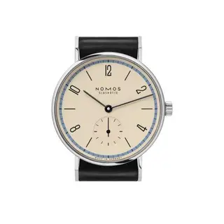 Nomos Glashütte Tangente 33 A Century of Bauhaus Blue
