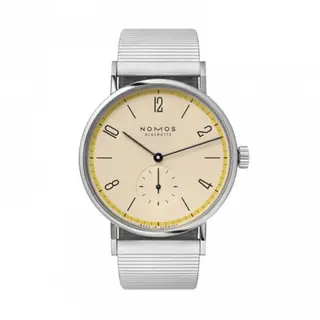 Nomos Glashütte Tangomat A Century of Bauhaus Yellow