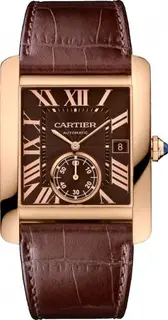 Cartier Tank MC 34.3 Pink Gold / Chocolate