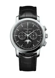 Vacheron Constantin Traditionnelle Chronograph Perpetual Calendar Platinum / Black