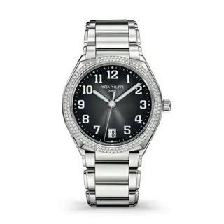 Patek Philippe Twenty-4 Automatic Stainless Steel / Diamond / Black