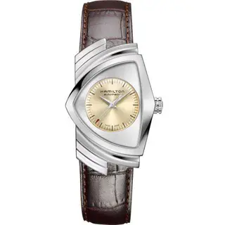 Hamilton Ventura Auto Stainless Steel / Beige
