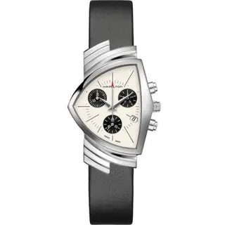 Hamilton Ventura Chrono Quartz 32.3 Stainless Steel / Panda