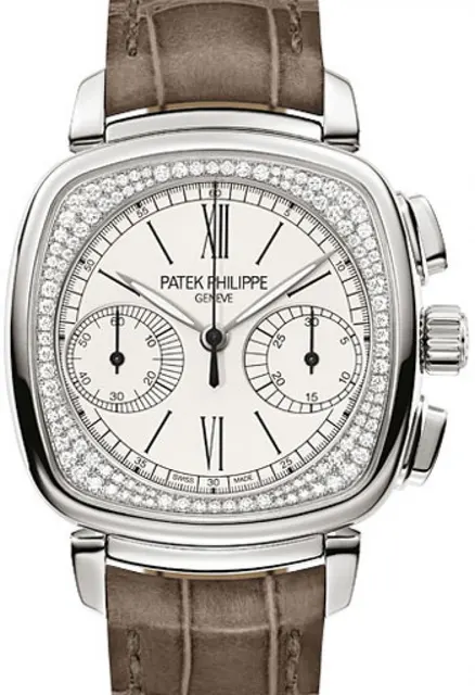 Patek Philippe Chronograph 7071 White Gold Silver 7071G-001