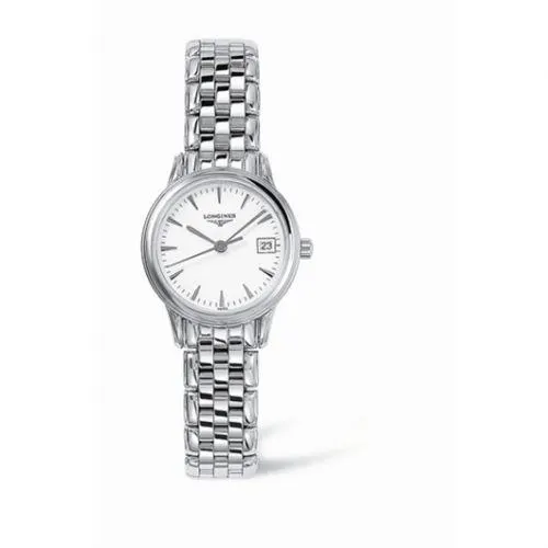 Longines Flagship 25 Quartz Stainless Steel White L4.216.4.12.6