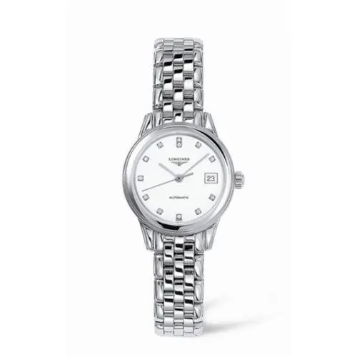 Longines Flagship 26 Automatic Stainless Steel White Diamond L4.274.4.27.6