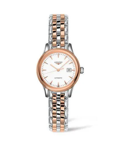 Longines Flagship 30 Stainless Steel – Pink Gold L4.374.3.92.7