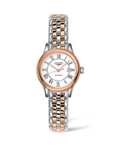 Longines Flagship 30 Stainless Steel – Pink Gold L4.374.3.91.7