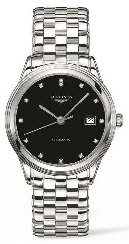 Longines Flagship 38.5 Black Diamond L4.874.4.57.6