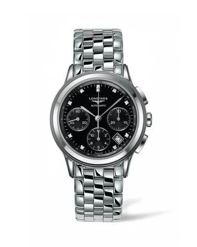 Longines Flagship Chronograph Black Diamond L4.803.4.57.6