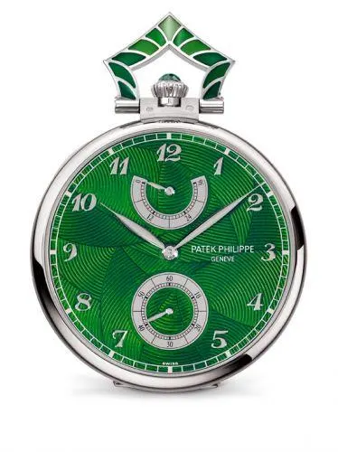 Patek Philippe Pocket Watch Lepine Power Reserve White Gold 982/161G