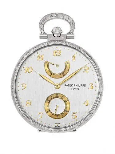 Patek Philippe Pocket Watch Lepine Power Reserve White Gold 982/178G