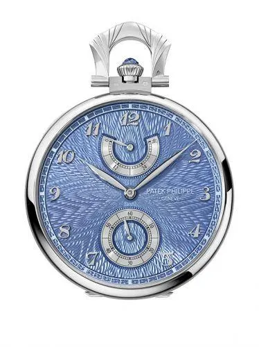 Patek Philippe Pocket Watch Lepine Power Reserve White Gold 982/143G