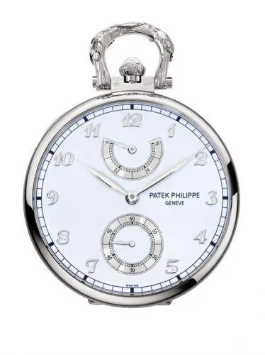 Patek Philippe Pocket Watch Lepine Power Reserve White Gold 982/146G