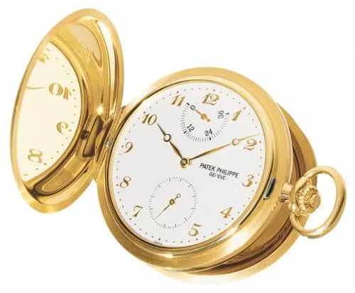 Patek Philippe Pocket Watch Savonette Power Reserve Yellow Gold 983J-001