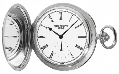 Patek Philippe Pocket Watch Savonette White Gold 980G-001