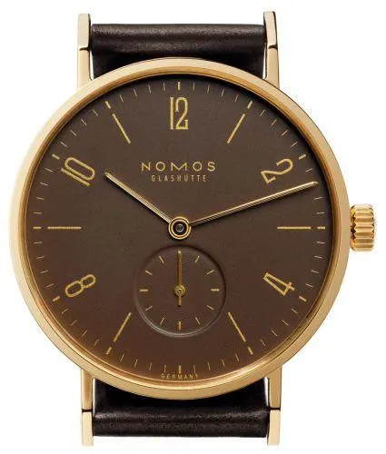 Nomos Glashütte Tangente Gold mocca 110