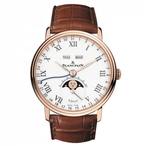 Blancpain Villeret Quantieme Complet 8 Jours Red Gold 6639-3631-55B